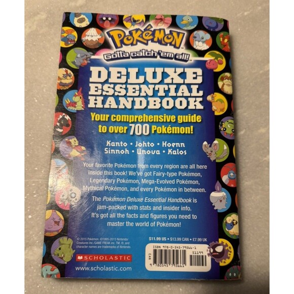 Pokemon Super Extra Deluxe Essential Handbook by Scholastic (2021, Library... - Picture 6 of 8